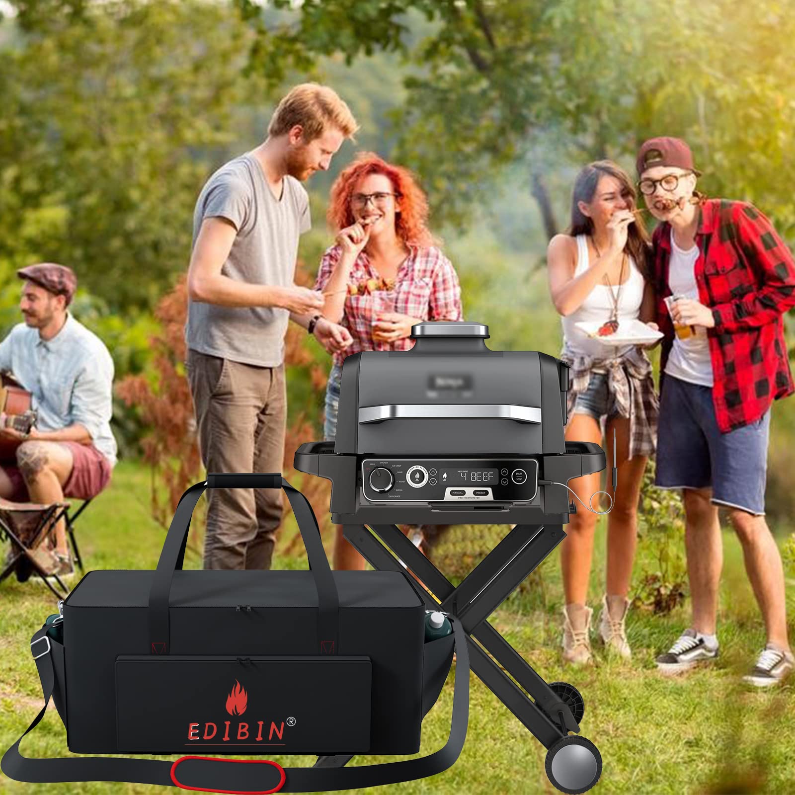 Amazon.com: EDIBIN Grill Carry Bag Fit for Ninja OG701 Woodfire